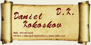 Daniel Kokoškov vizit kartica
